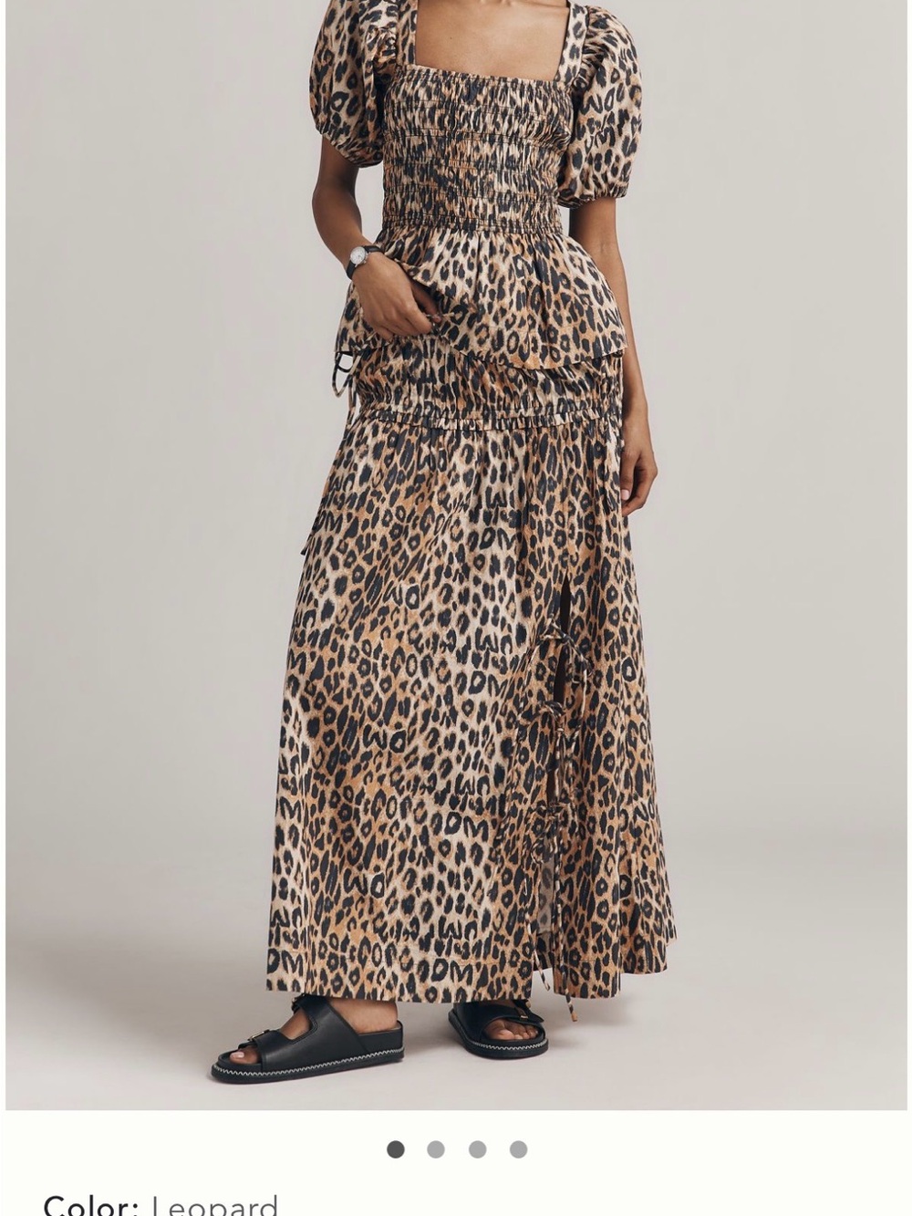 Damson Madder Leopard Print Charlotte Skirt